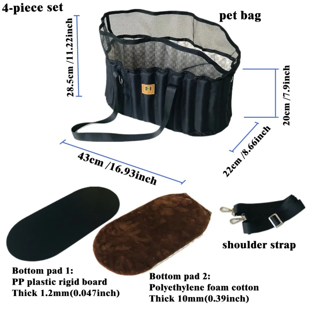 Stylish ADORABLE Dog Carrier, Soft Sided, Light Brown Checkered LV Pattern